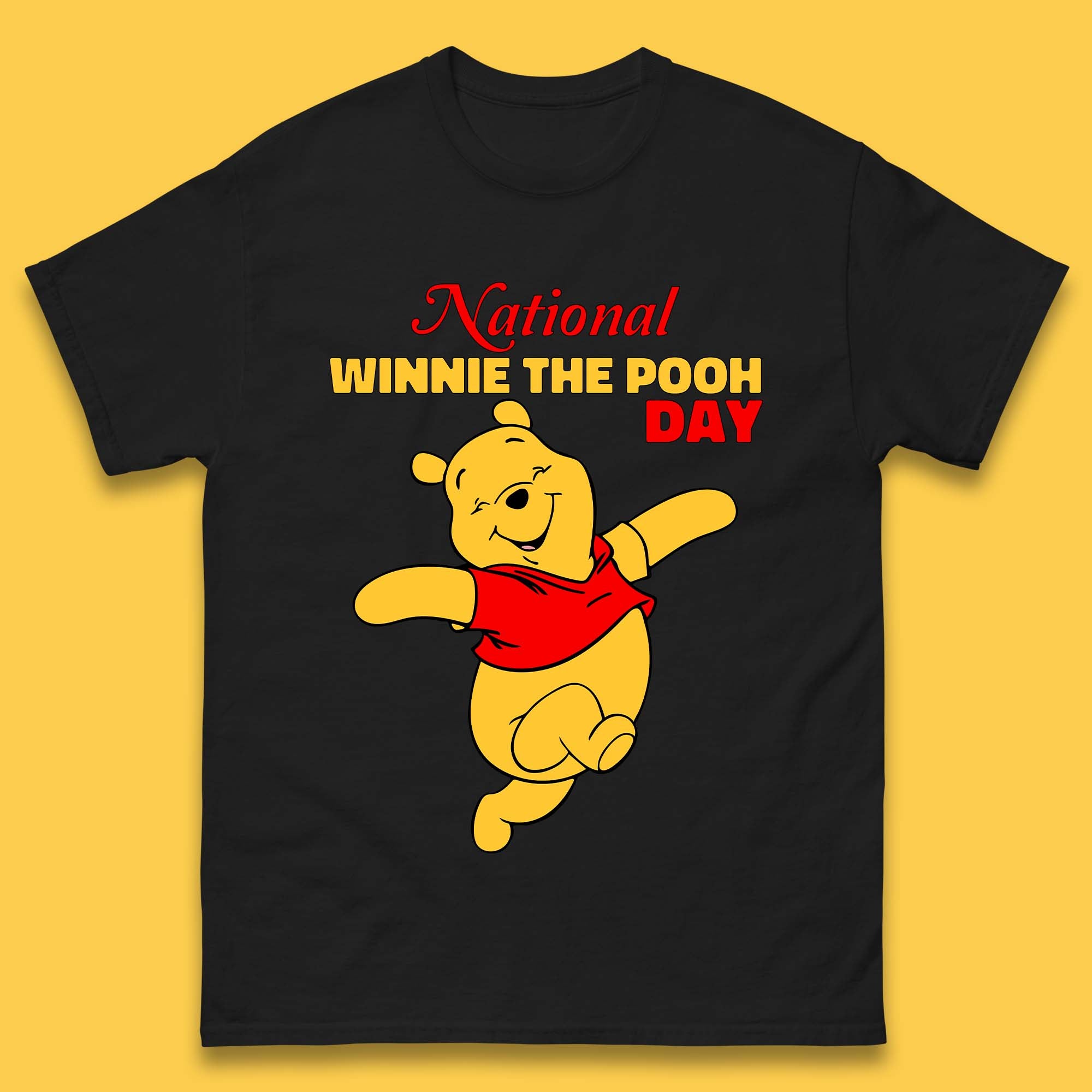 National Winnie The Pooh Day Mens T-Shirt Womens Tops Tees XL