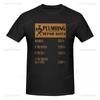 2026 Fashion Off The Rack Plumber Plumbing Repair Rates Minimum Printed TShirt Harajuku Streetwear Shortsleev Casual Tops
