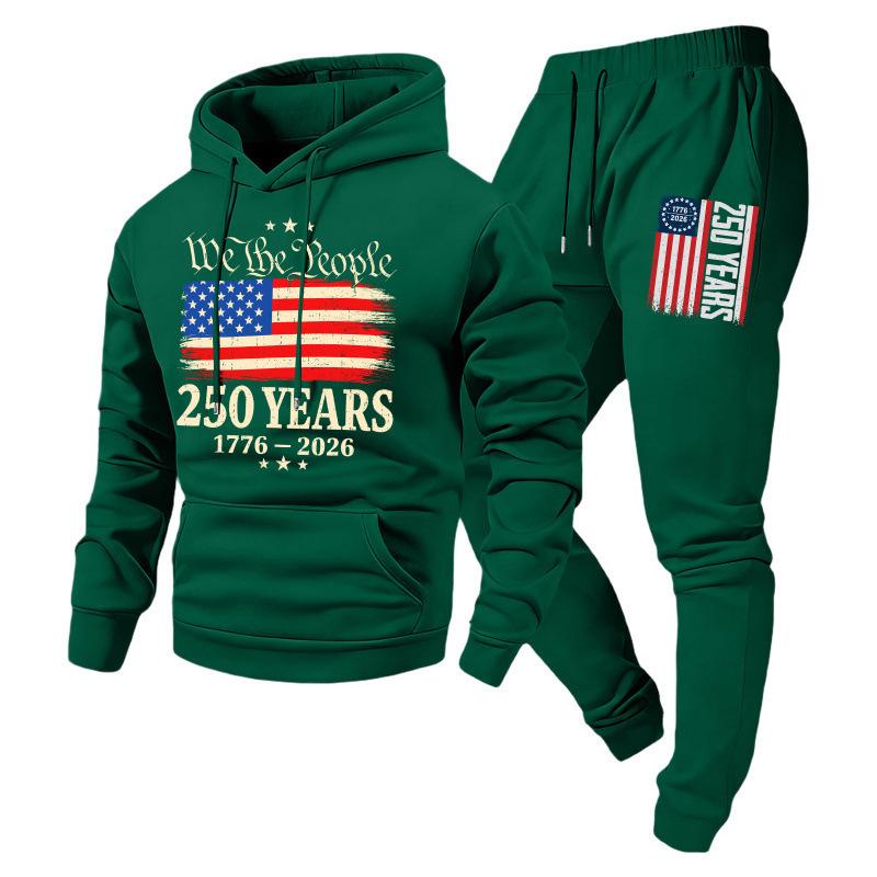 2025 Autumn Unisex Trendy Hooded Pullover Sweatshirt & Sportswear Set
