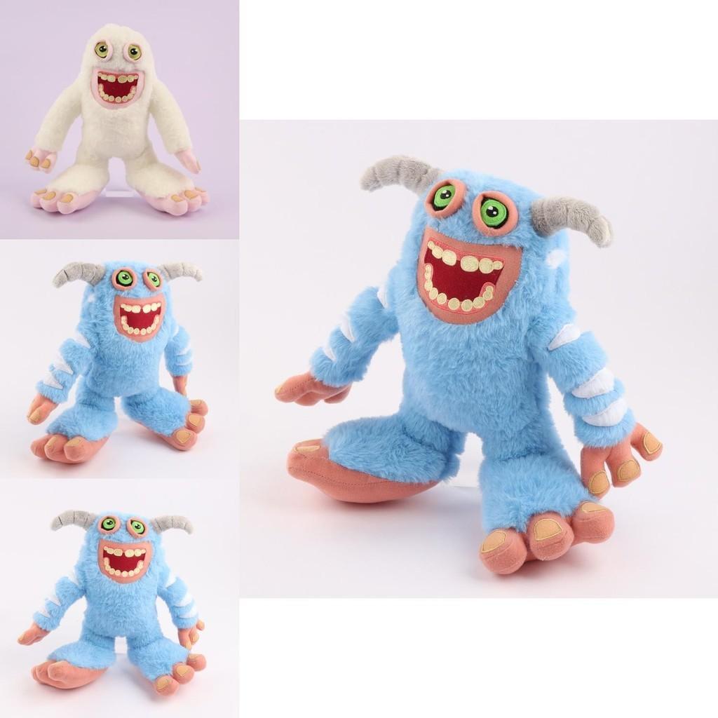 My Singing Monsters Plush Toy Blue White And Pink