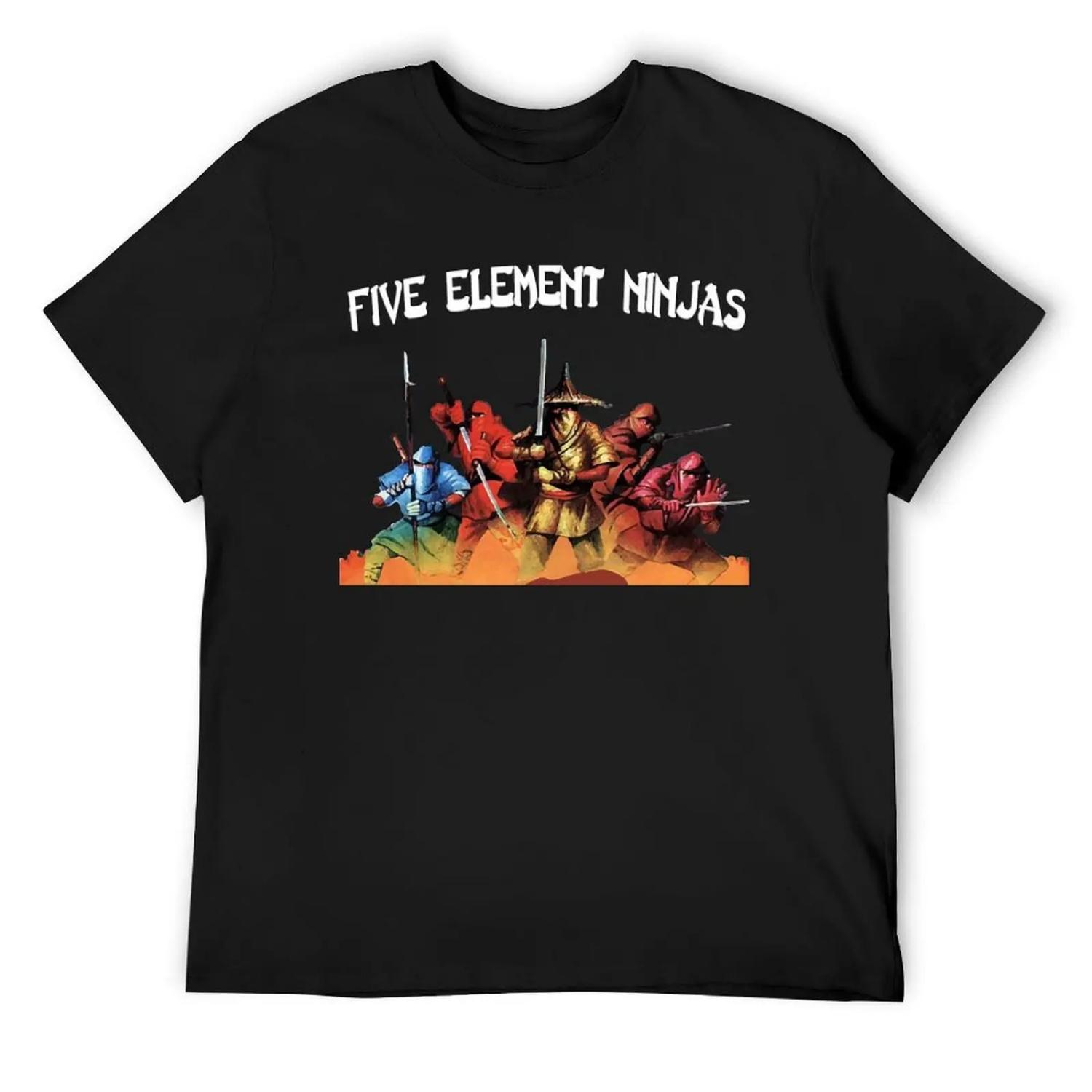 Five Element Ninjas T-Shirt baggy shirts oversized mens fashion S