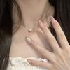 Exquisite Minimalist Single Pearl Clavicle Necklace For Women Fashion Jewelry