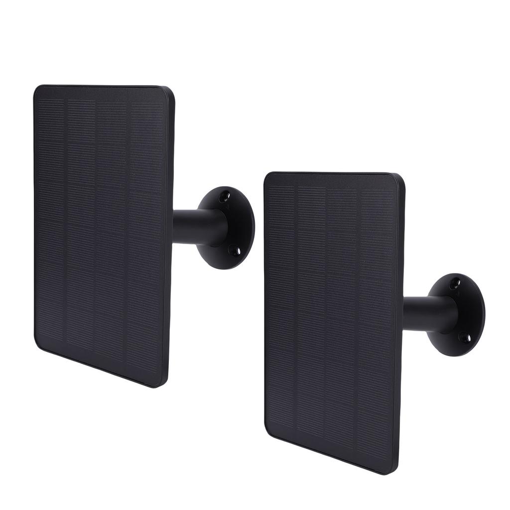 2Pcs 10W Solar Panel Fit for Ring Security Camera Spotlight Cam Plus Pro(Battery) Stick Up Cam Pro Wireless Outdoor