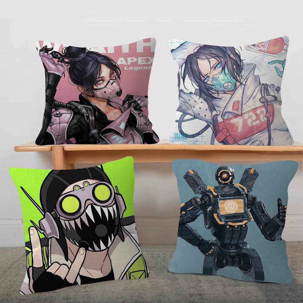Game Apex Legends Cute Cartoon L Game Cushion Cover Pillowcase Upholstery Sofa Throw Pillow Home Decor Pillowcas