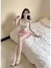 Women's Strapless Sexy Gradient Dress - 2026 New Short Tight Hip Wrap Skirt
