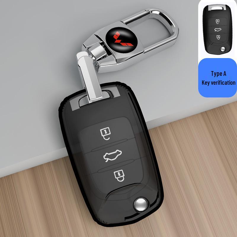 Transparent Full Wrap Key Case for Wuling Hongguang MiniEV/S3/New Hongguang Plus Journey