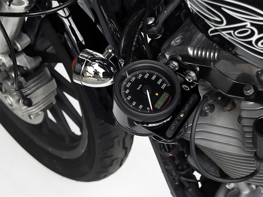 MOTOR ROCK Sportster XL Meter Relocation Bracket '04~ MR-EL007