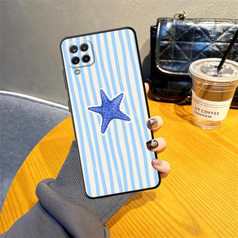 Case for Samsung Galaxy A03 A05 A01 A02 A06 Note 20 Ultra 9 10 A50 A70 A10 A20 A30 A40 A04 Soft Back Phone Cover Marine Animals