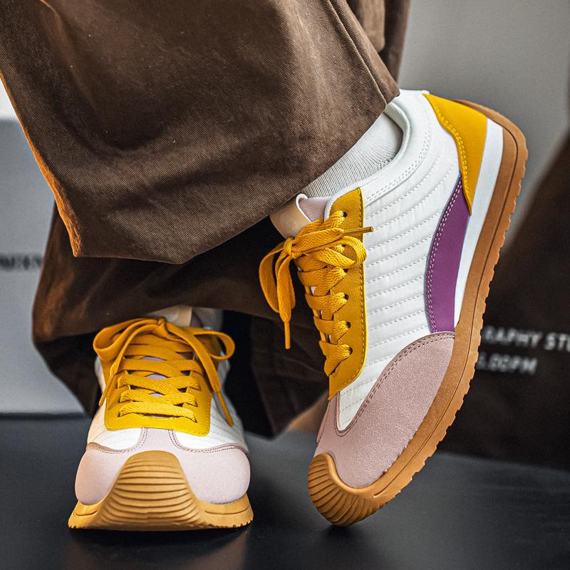 New Men's Fashion Casual Shoes Boys Students Trending Soft Sole Comfortable Sneakers Male Classic Breathable Gym Shoes