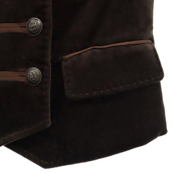 EPOCA Velour Double tailored jacket 38 Brown Women Used