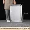 Extra Thick Stainless Steel Rectangular Steaming & Food Prep Tray