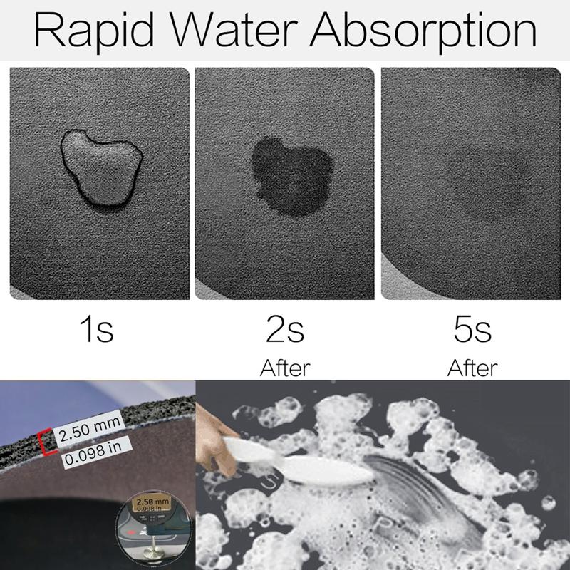 Pet Feeding Mat Dog Dish Mats Cartoon Paw Bone Dog Feeding Mat Non-slip Absorbent Pet Bowl Pad Diatom Mud Pet Placemat Pet Shop