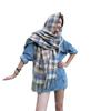 Scarf women's winter versatile temperament thousand bird grid scarf high sense imitation cashmere student warm shawl dual-purpose