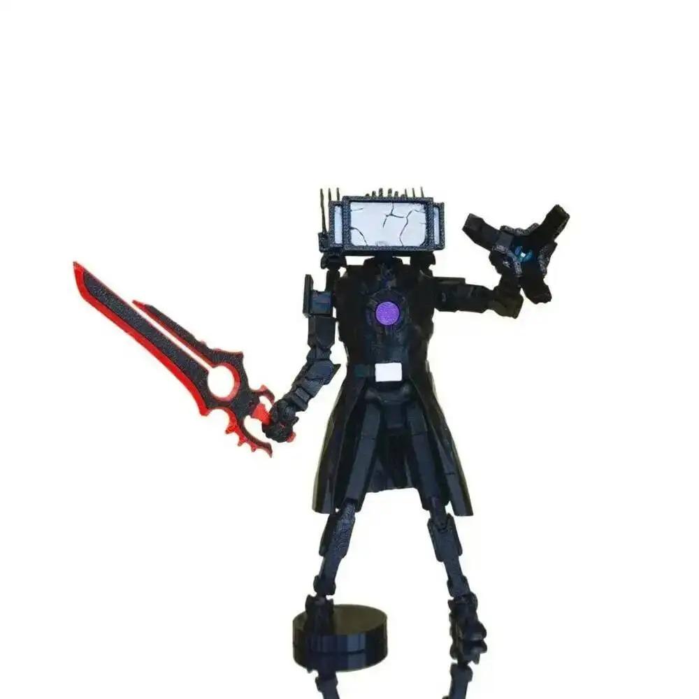Skibidi Toilet Action Figure Toy Dummy 13 Skibidi Toilet Articulated Figure G Man TV Man Woman Speakerman Tvman Gman Figurine