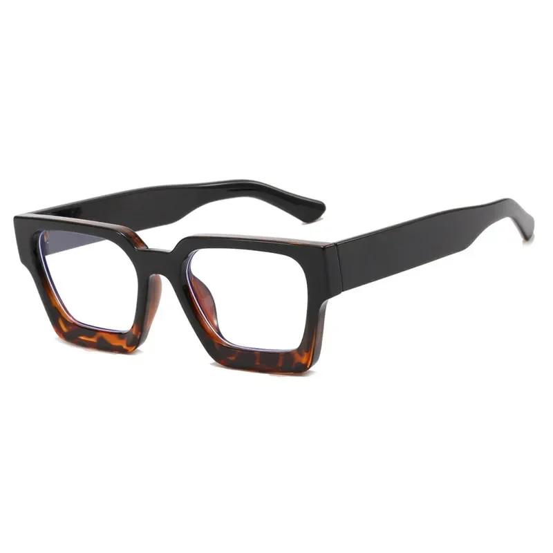 New Transparent Computer Glasses Frame Women Men Anti Blue Light Square Eyewear Blocking Glasses Optical Spectacle Eyeglass