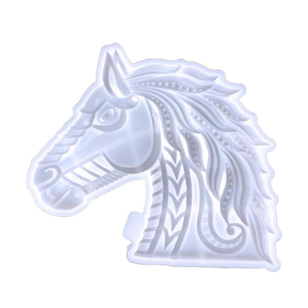 Silicone Mold Epoxy Resin Casting Molds for Horse Shaped Wall Decor Suitable for Home Farm Decor Door Doorplate
