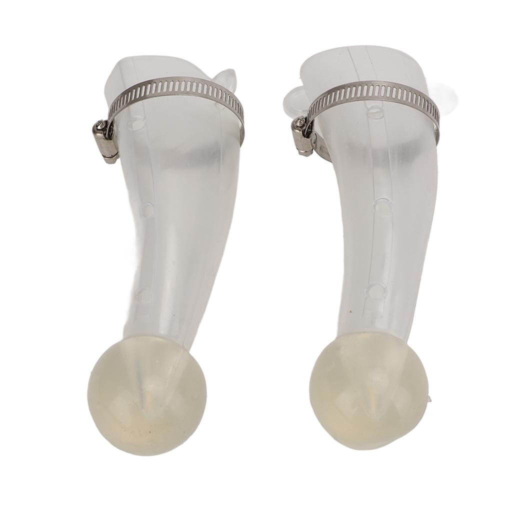 Horn Protective Cover Safe Thicken Round Cornered Silicone Horn Protector with Stainless Steel Hoop