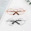 Metal Doll Glasses Round Frame Doll Accessories Creative Plush Doll Eyeglasses  for 20cm Dolls