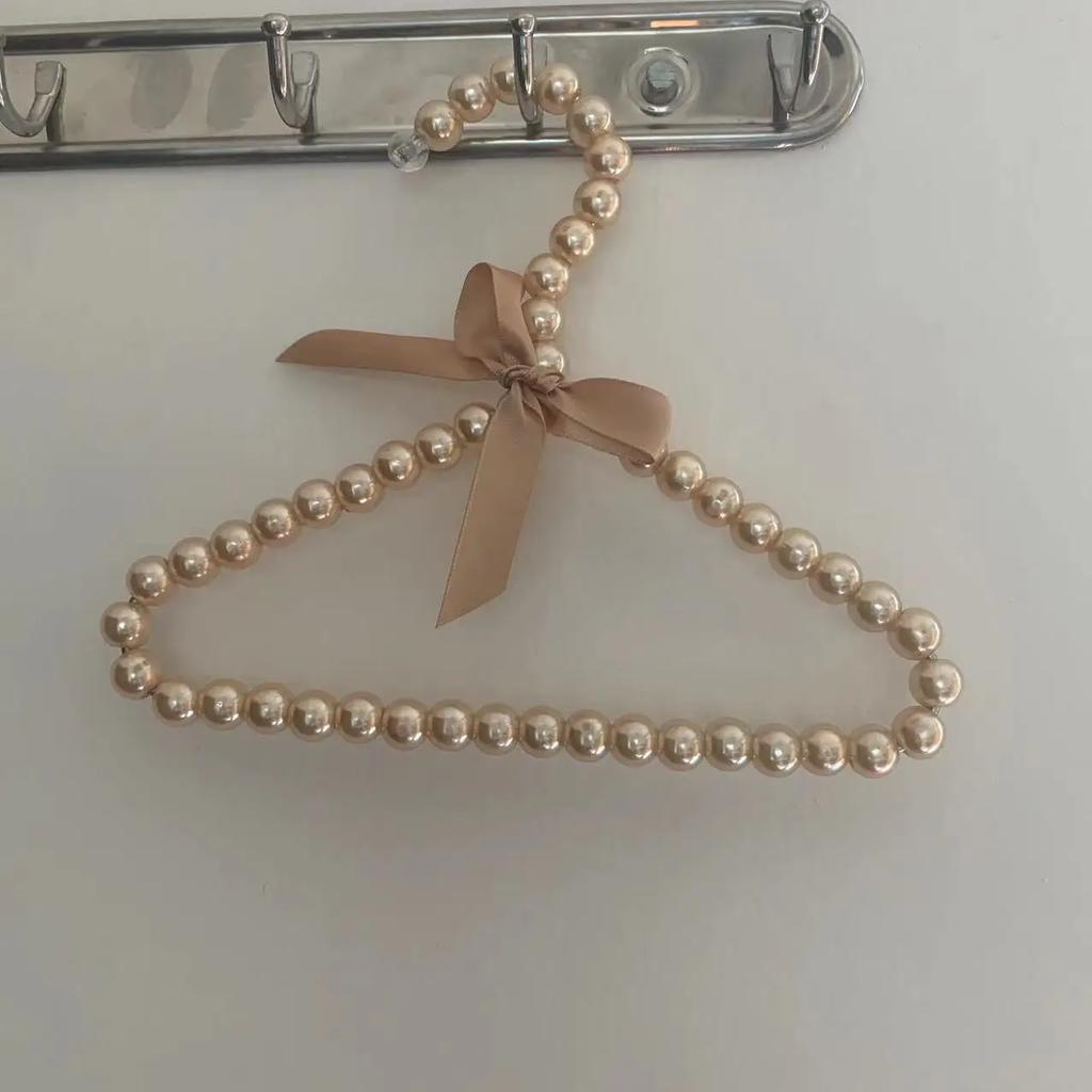 Dog Clothes Girl Heart Pearl Hanger Shelf Cat Clothes Pet Supplies Hanger Dog Accessories for Small Dogs Pets Accessories