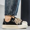 Casual Low-Top Canvas Shoes Lightweight Breathable Anti-Slip Flat Bottom Fashionable And Versatile Menleisure Shoes
