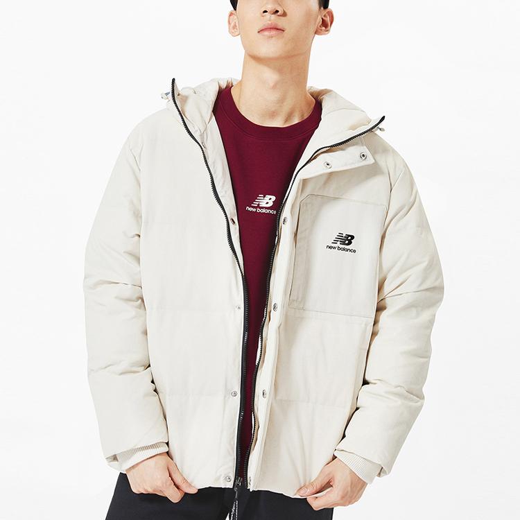 New Balance NBX Down Jacket Winter Men's White AMJ13331-BE
