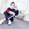 Casual Sports Outfit for Women - Spring/Autumn Korean Version - Loose and Fashionable Long-sleeved Pullover Set of Two Pieces