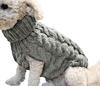 Winter Dog Clothes Chihuahua Soft Puppy Kitten Kitten High Collar Solid Color Design Sweater Fashion Clothing for Pet Dogs Cats