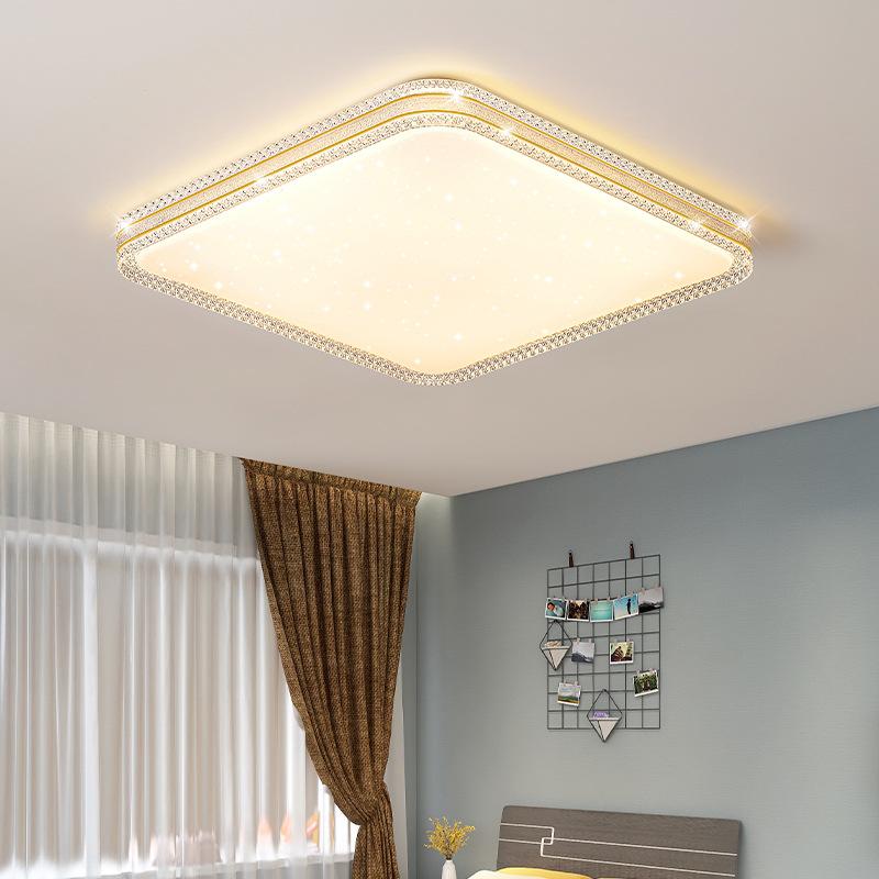 Nordic simple LED ceiling light 2024 new round square dimming lamp for living room dining room bedroom luxury noble indoor lamps
