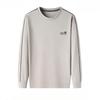 Hengyuanxiang Men's Anti-Wrinkle Long Sleeve Round Neck T-Shirt