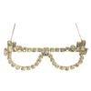 No Lens Rhinestones Glasses Frames Rhinestones Sunglasses Funny Party Eyewear Crystal Eyeglasses for Photograph Props