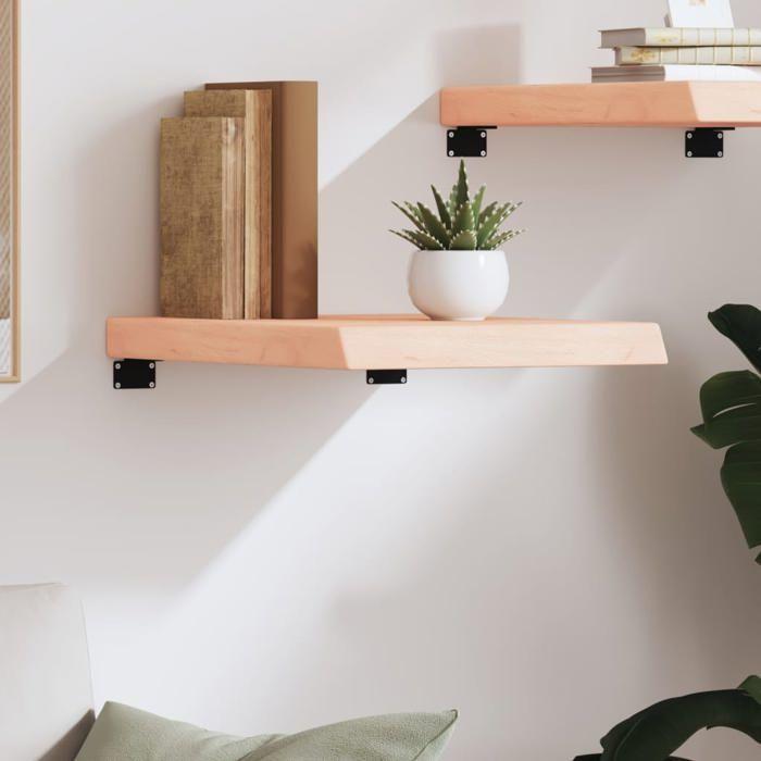 VidaXL Wall Shelf 40x60x6 Cm Solid Untreated Oak Wood 363517