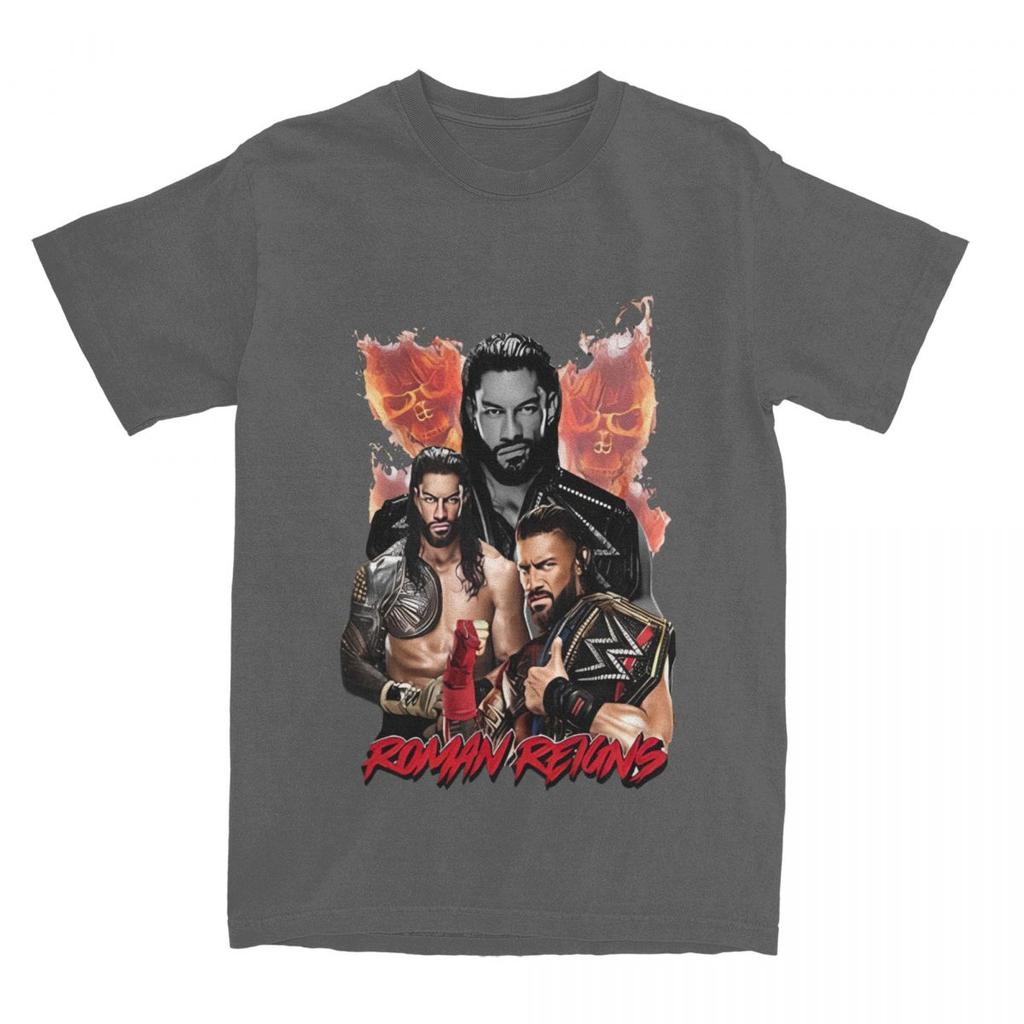Wrestler Roman Reigns Wrestling Merch T-Shirt for Men Women Funny Pure Cotton Printed Clothes
