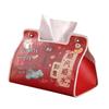 LIEI Cute 'Get Rich' Acrylic Tissue Box