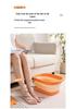 Foldable Foot Bath Basin with Lid and Foot Protection, Over-the-Calf Design, Constant Temperature, Plastic Basin for Foot Soaking and Washing.