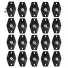 Plastic Caster Wheels 4/20Pcs Self Adhesive Wheels, 360 Degrees Swivel Sticky Appliance Rollers, Heavy Duty Casters for Kitchen Appliance, Trash Can,