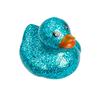 LED Light Up Duck Glow Toy, Glitter Flashing Yellow Duck with Squeaky Sound, Stress Relief Sensory Toy for Kids, Bath Toy for Party Gift