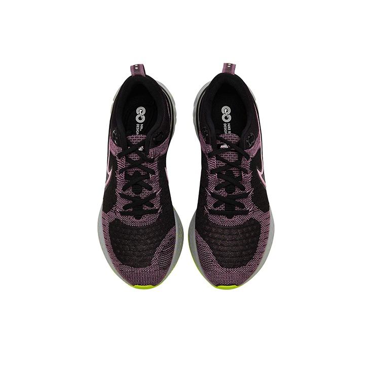 Nike React Infinity Run Flyknit 2 Violetinė dulksna Moteriški sportbačiai Violetinė Juoda Kibernetinė CT2423-500