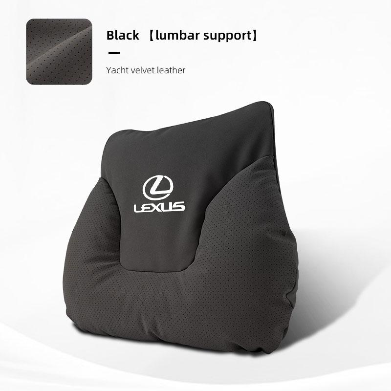 AABGC1 Lexus Car Interior Seat Suede leather Bull Horn Headrest For Lexus F SPORT ES RX NX LS UX LM LX GX LC RZ IS CT GS RC HS SC LBX