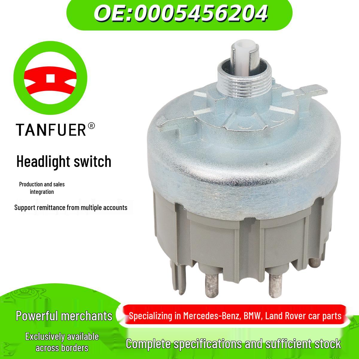 

Аксессуары для переключателя фар автомобиля для Mercedes-Benz W202/W124 C-Class/E-Class 0005456204 Tanfor