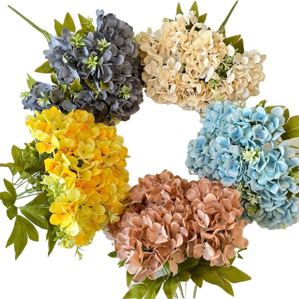 Hydrangea Artistic Silk Flower Display For Wedding Photography Decoration Home