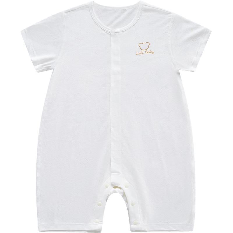 Labby Baby Summer Mesh Short Sleeve Romper Sleepsuit