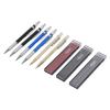 Carpenter Pencil Set 2 Scribers 36 Refills 4 All Metal Pencil Set for Woodworking 2mm