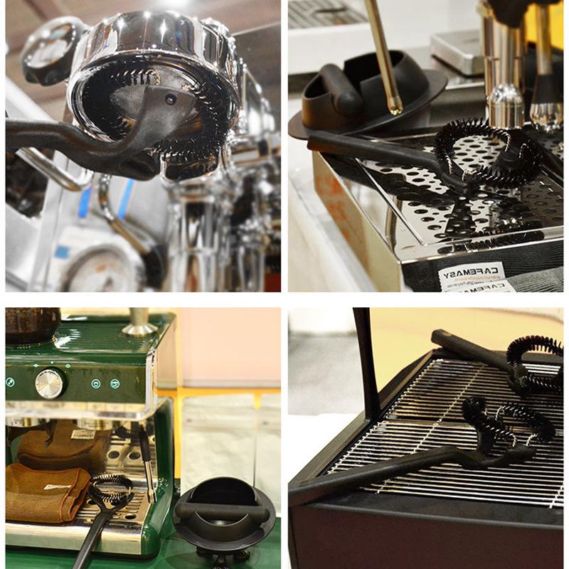 Reinigungsbürste für Brüh- und Filterkopf italienischer Kaffeemaschinen