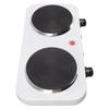 Elektroherd, 2000 W, Doppelheizplatten, tragbarer Arbeitsplattenherd für Küche, Schlafsaal, Büro