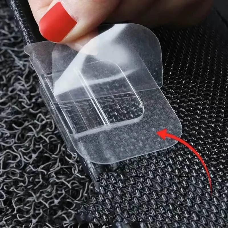 Universal Car Floor Mats Anti-Slip Clip Auto Carpet Fixing Grips Clamps Car Interior Hook Fastener Retainer Tools Sticker