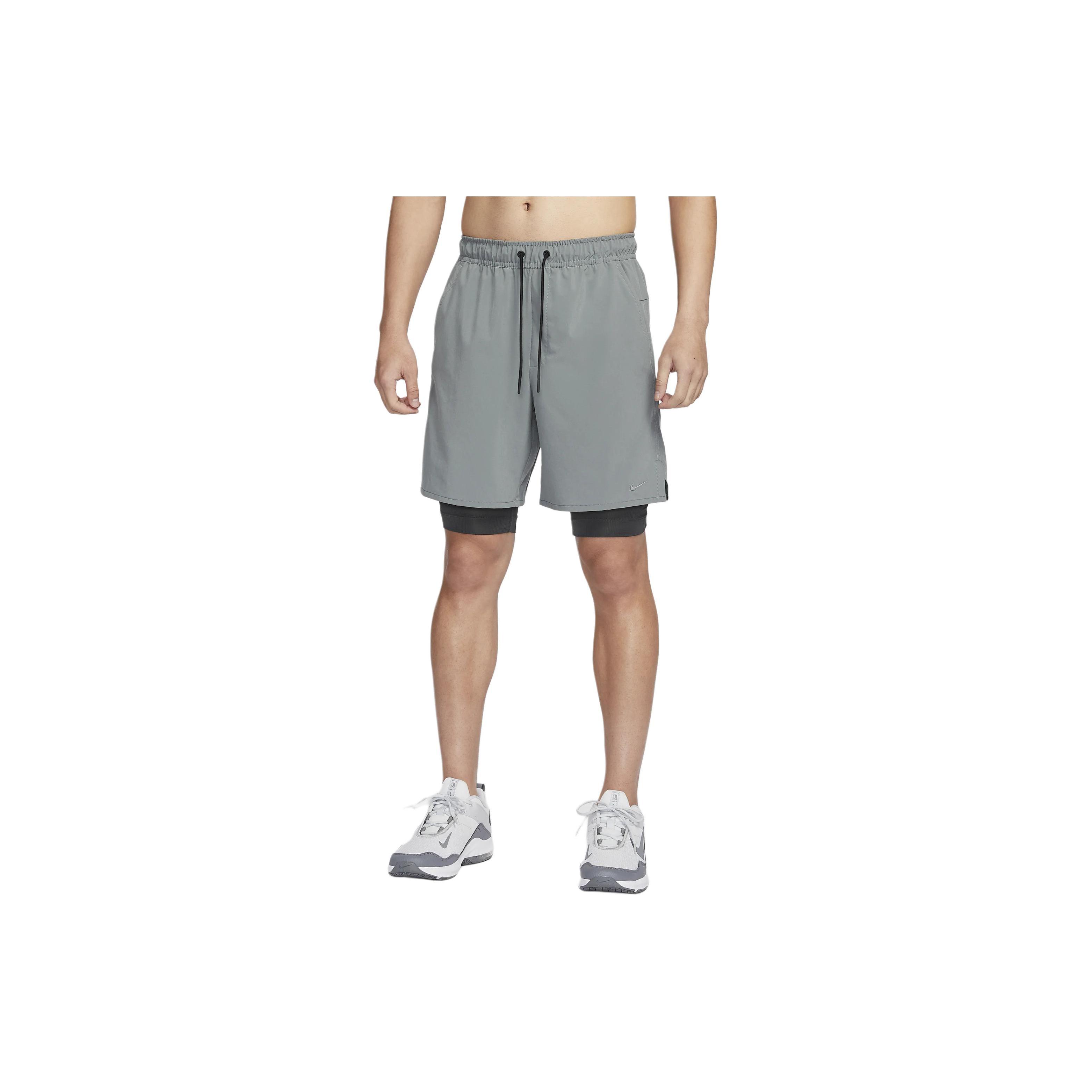 

New Nike Dri FIT Unlimited Casual Shorts Men s Smoke Gray DV9335-084 S