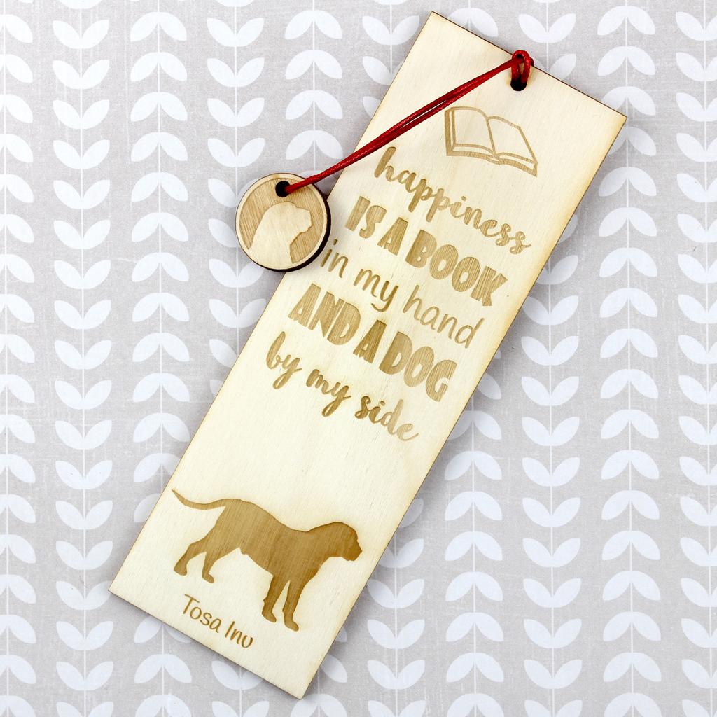 Tosa Inu, Tosa-Ken, Japanese Mastiff - dog bookmark, personalized bookmark, dog gadget for Art-Dog brand readers