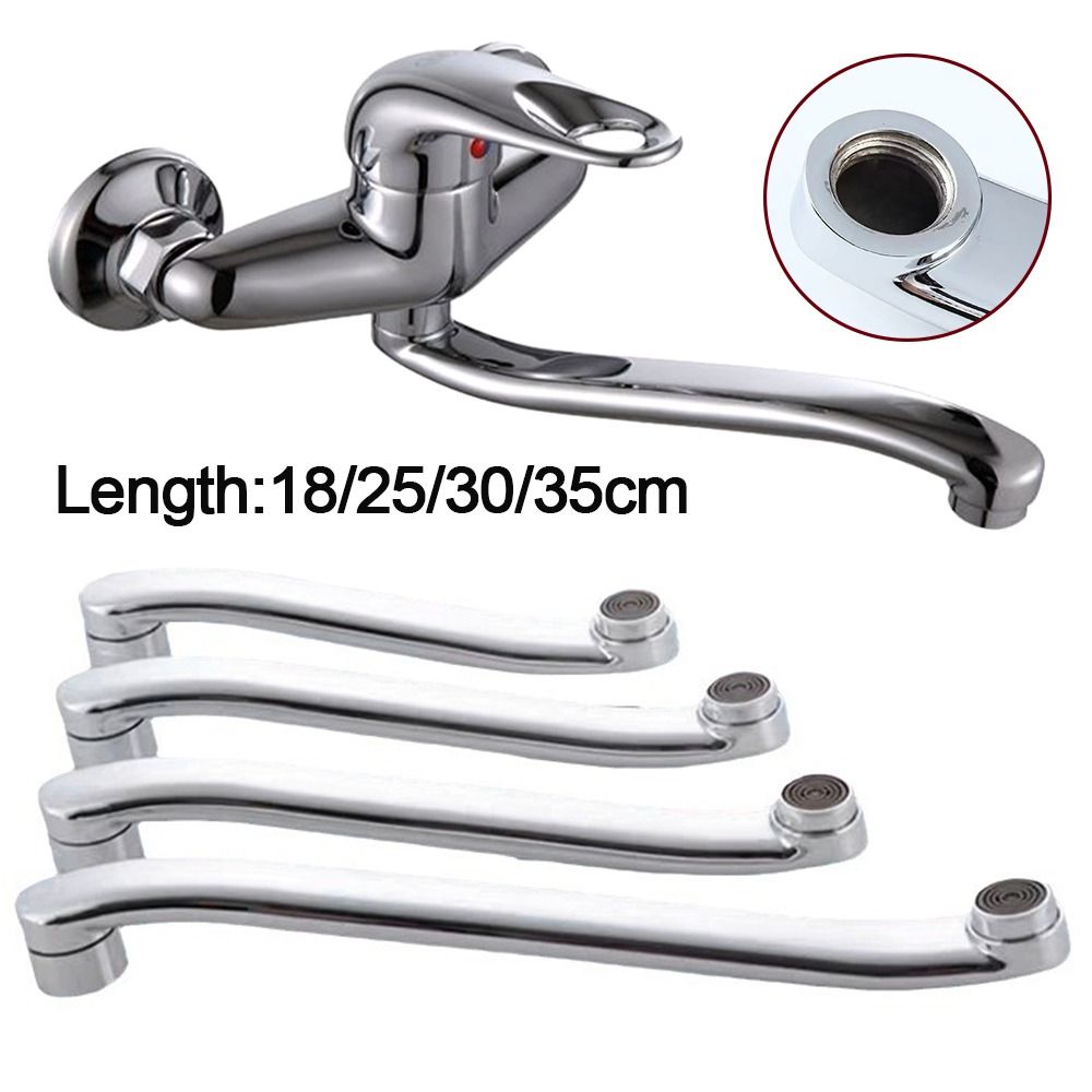 S-type Basin Faucet Tube Stainless Steel Sink Faucet Pipe Outlet Pipe Replacement Fittings