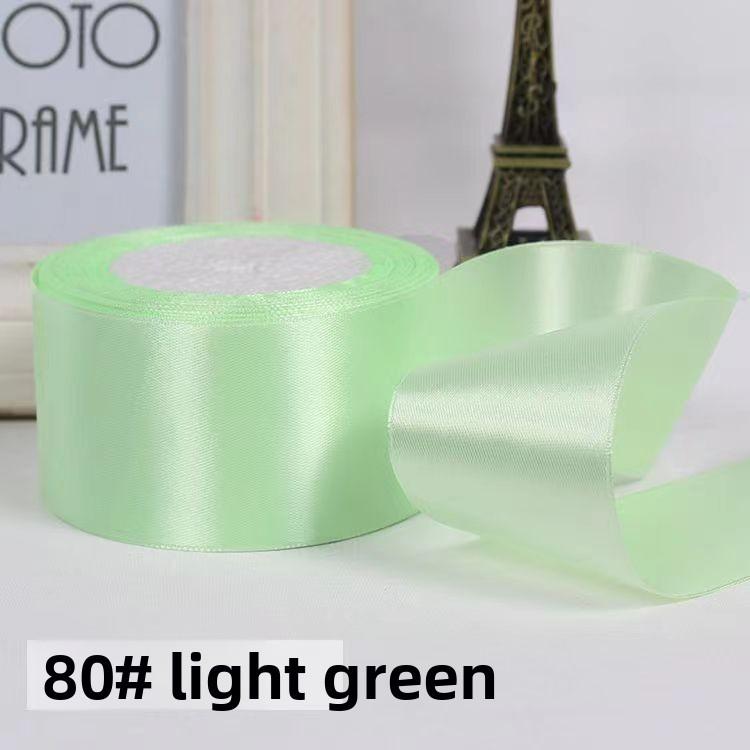 Satin Ribbon For Gift Wrapping And Floral Decoration 5cm Wide Silk Tape For Crafts And Events