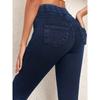 Jeggings da Donna a Vita Alta con Elastico, Vestibilità Slim, Stile Denim, Pantaloni da Yoga Elasticizzati, Leggings da Allenamento Push-Up Glutei